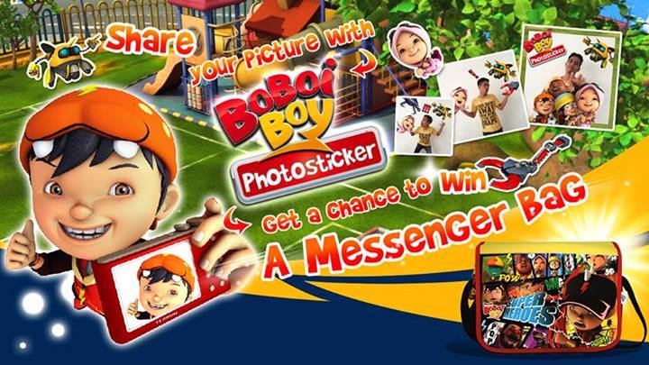 Sáng tạo ảnh BoboiboyPhotoSticker-Nhận Túi Boboiboy cá tính! Banner campaign